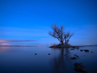 Antes - Edición de paisaje con bailarina
