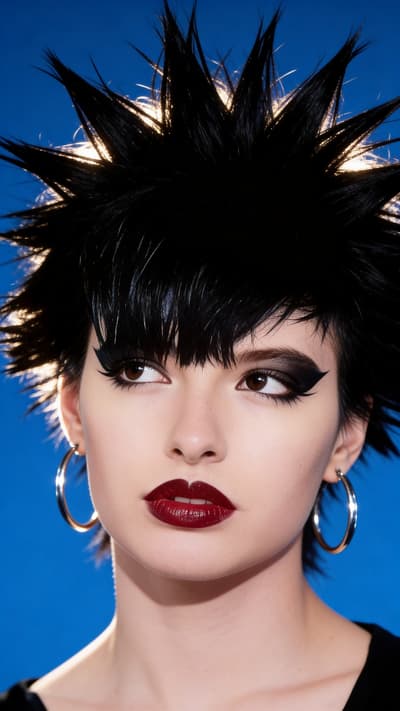 After - Goth Spiky Portrait