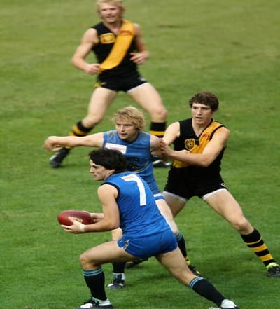 After - Enhanced Football Action Shot