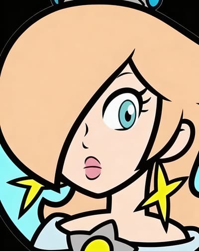 Upscaled Peach Portrait