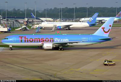 Avant - Échange de marque d'avion