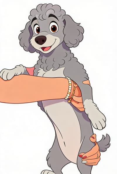 Depois - Estilo de Caricatura Disney