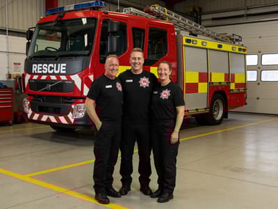 Enhanced Firefighters Portrait