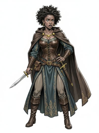 Après - Art de croquis de guerrier médiéval