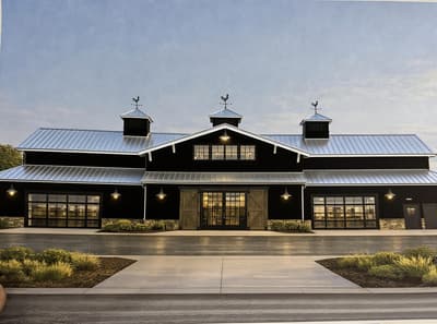 Nachher - Scheune mit schwarzer Verkleidung Edit