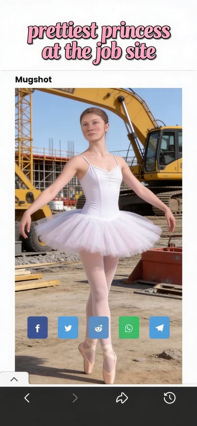 Ballerina Job Site Princess