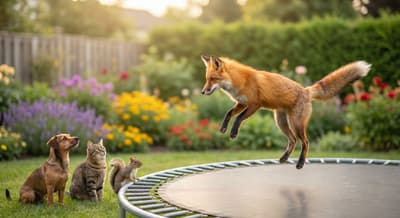 Before - Fox Trampoline Jump