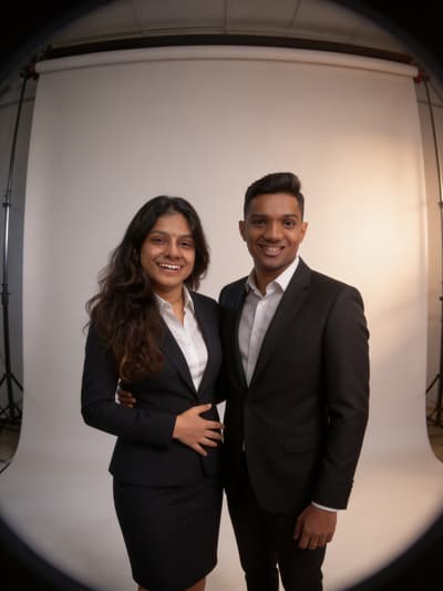 Professional Couple Headshot