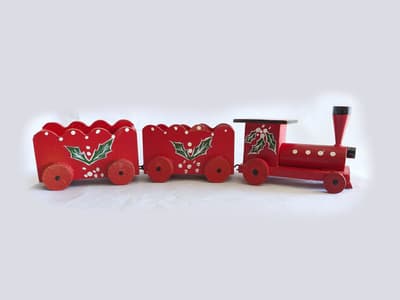 Before - Festive Christmas Train Scene