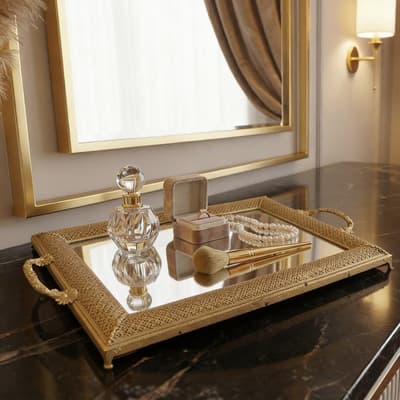 Après - Photo de plateau vanity de luxe