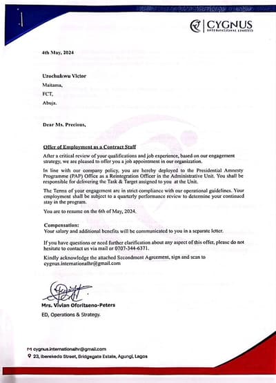 Después - Oferta de empleo editada