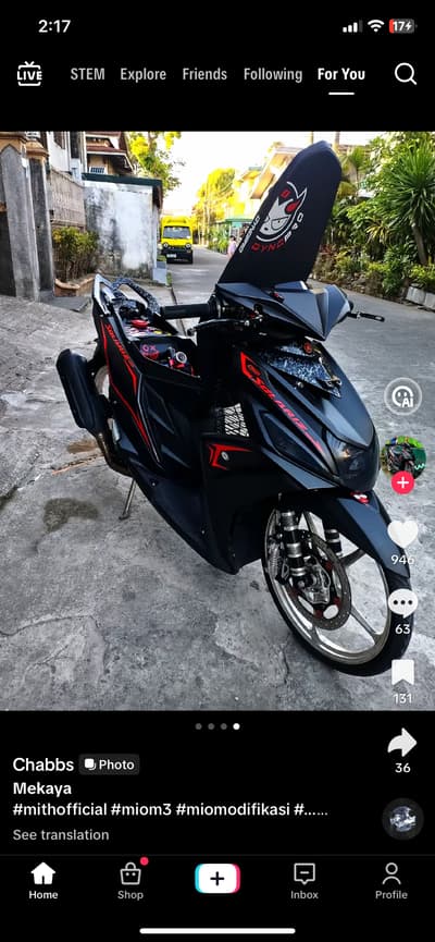 Before - Yellow Motorcycle Recolor