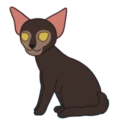 Before - Lykoi Cat Blind Bag Poster