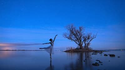 Ballerina Landscape Edit