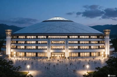 Después - Exterior de Edificio Iluminado