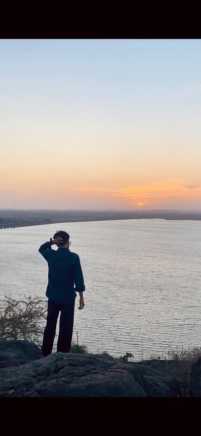 Before - Cloud-Enhanced Sunset Photo