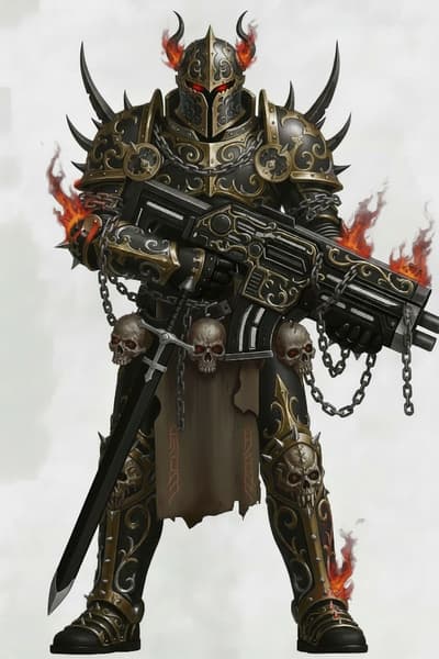 Après - Édition d'Armure Démoniaque