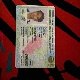 Uzbekistan ID Card Date Edit