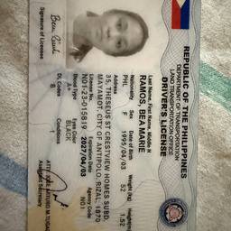 Driver's License Name Edit