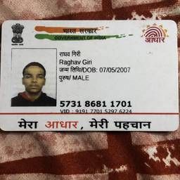 Aadhaar Card DOB Edit