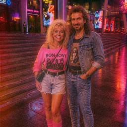 After - 80s Style Photo Edit