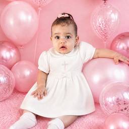 Pink Balloon Baby Portrait