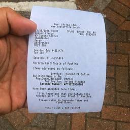 Receipt Date Time Edit