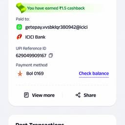 Edit UPI Payment Screenshot