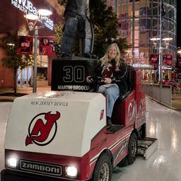 Riding a Zamboni