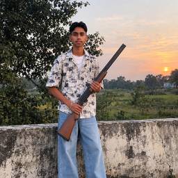 Depois - Edição de Foto de Arma de Calibre 12