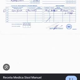 Avant - Ordonnance médicale modifiable