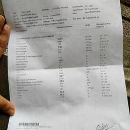 Edit Lab Report Value