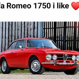 Classic Alfa Romeo in Red