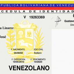 Venezuelan ID Card Edit