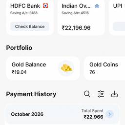 Bank Balance Screenshot Edit