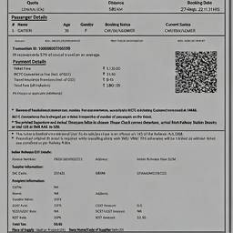 Train Ticket Date Edit