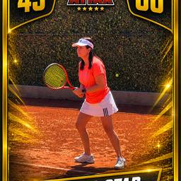 Tennis Star Trading Card