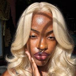 Blonde Wig Hair Swap