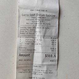 AI Receipt Text Editor