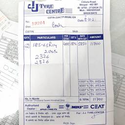 Receipt Total Edit
