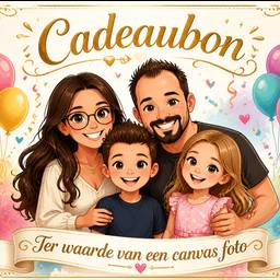 Cartoon Family Gift Voucher