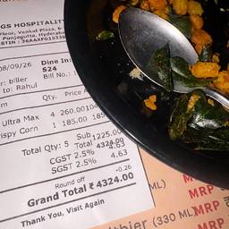 Edit Numbers on Receipt