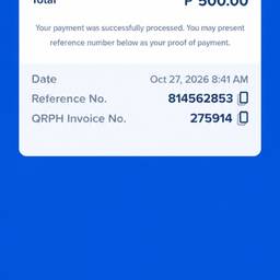 GCash Payment Receipt Edit