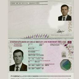 Before - British Passport Name Edit
