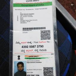 Après - Modifier l'année de naissance sur Aadhaar
