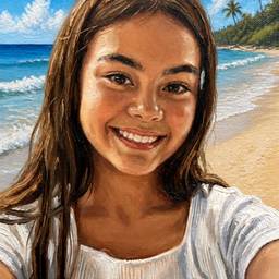 Sunny Beach Portrait