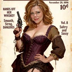 Vintage Wild West Magazine Cover