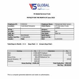 Payroll Slip Editor