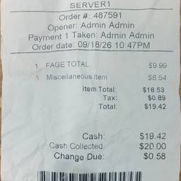 Antes - Recibo de Compra Editable