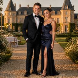 Château Wedding Portrait